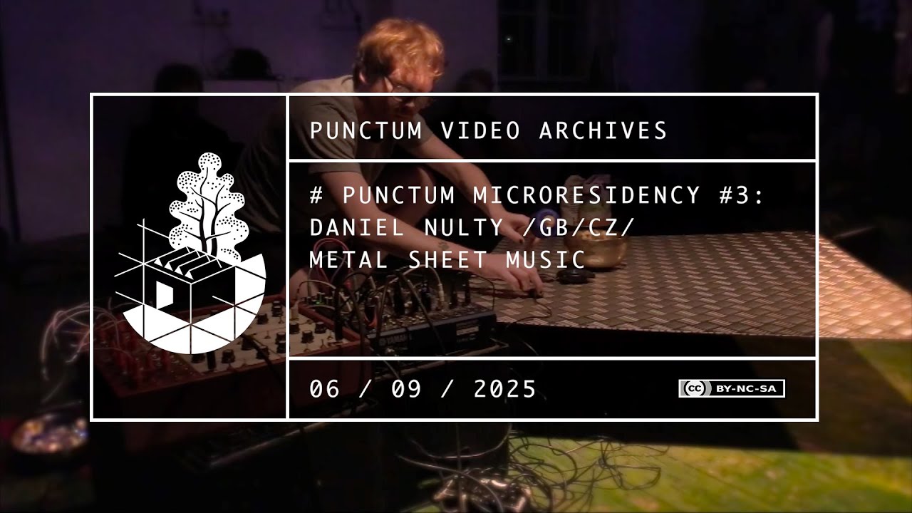 Daniel Nulty: Metal Sheet Music live at Punctum