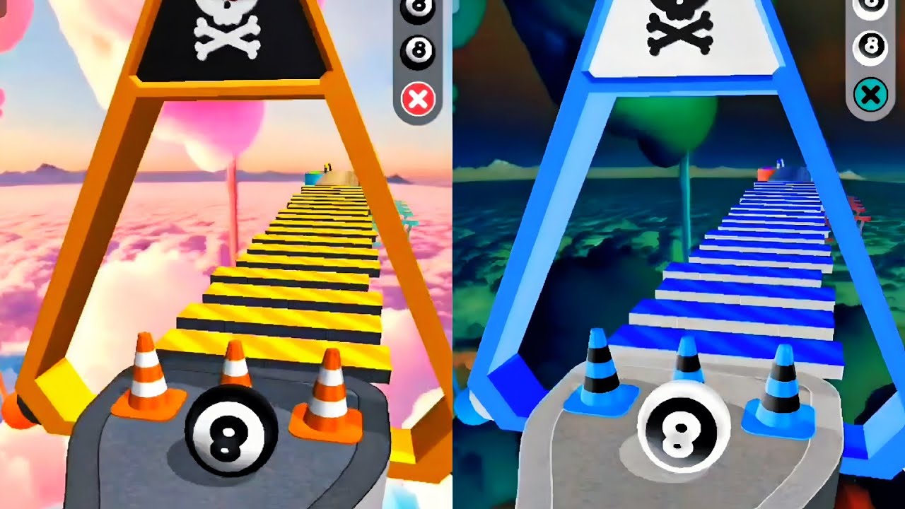 DAY vs NIGHT Mode Showdown! 🌞🌙 Going Balls Epic Speedrun Challenge #Gaming #GoingBalls
