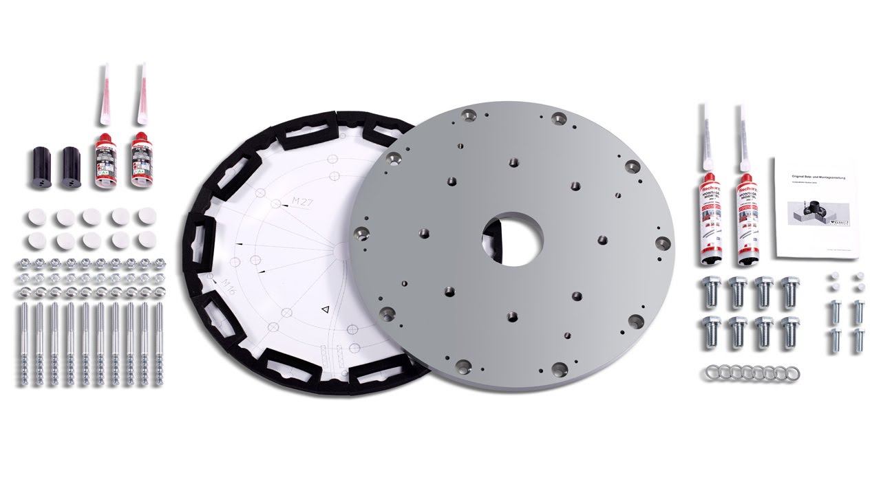 VETTER Krantechnik - DowelPlate-System VAS2 (mounting example)