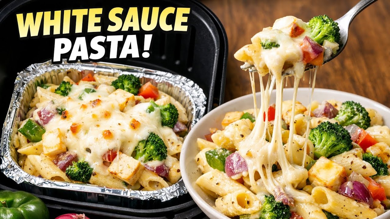 PERFECT White Sauce Pasta Recipe 🍝! Mera Special Cafe Style Creamy Pasta Ghar Par Banane Ka Tarika 🔥