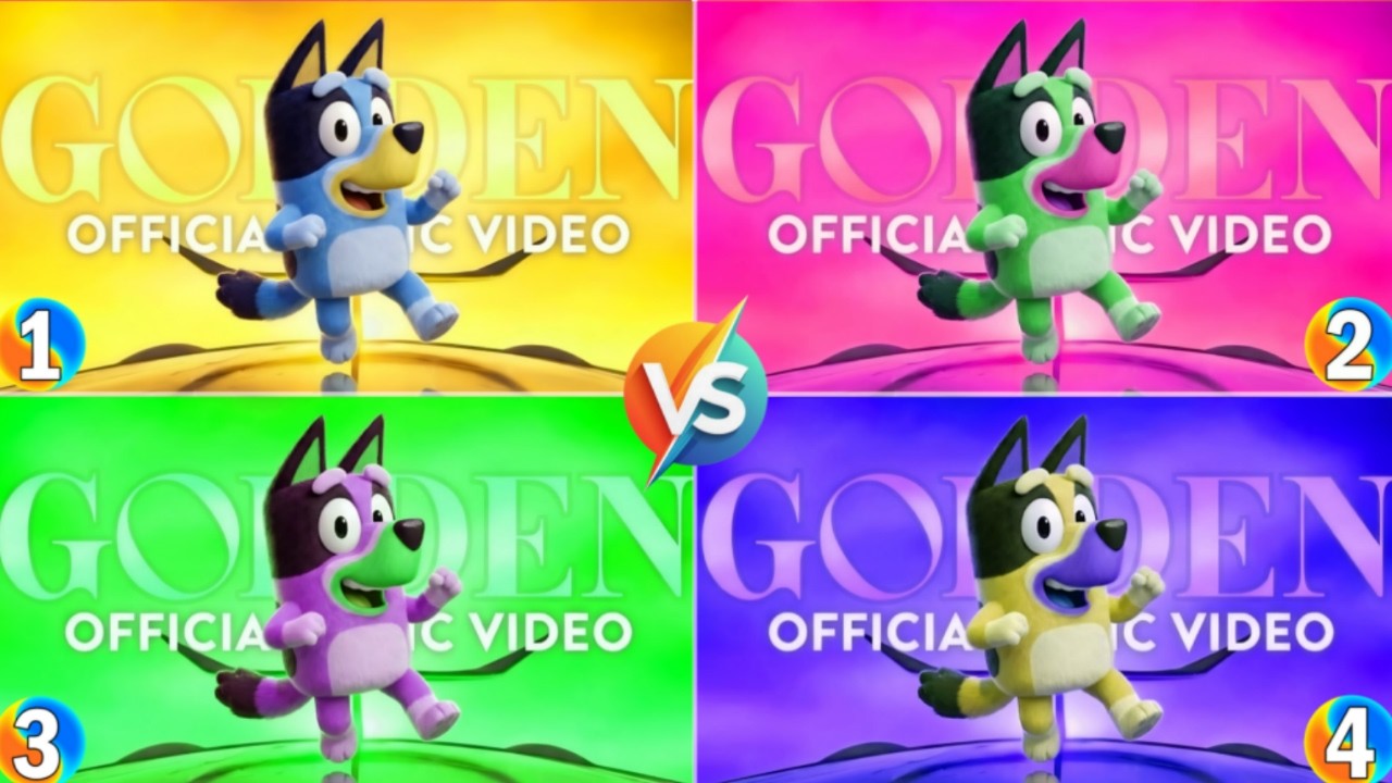 🪙 GOLDEN x BLUEY 🎮Tiles Hop Edm Rush