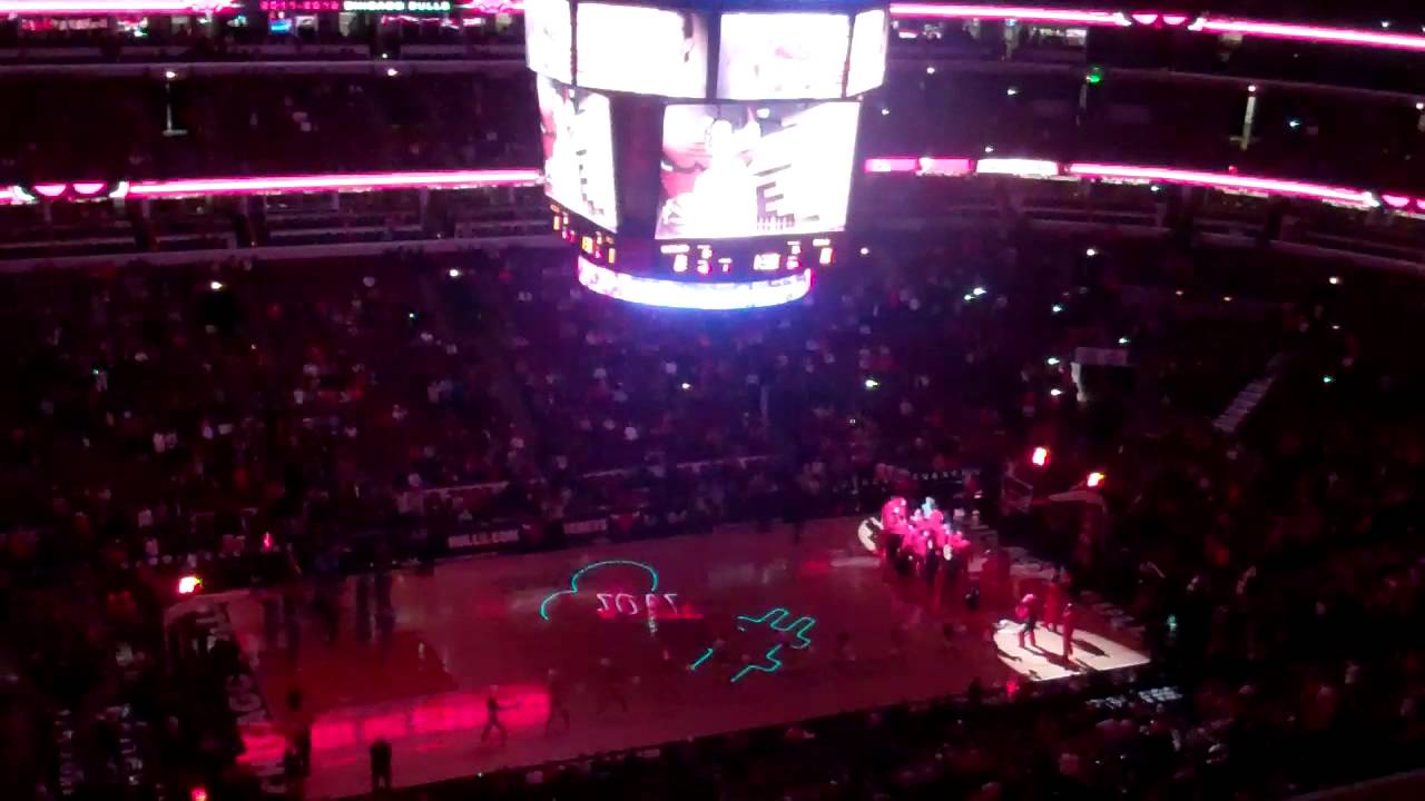 Chicago Bulls player introduction 10.9.12