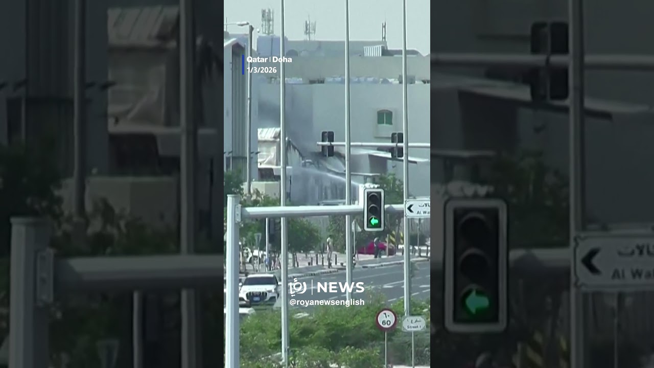 Heavy smoke in Doha as Iran carries out retaliation strikes