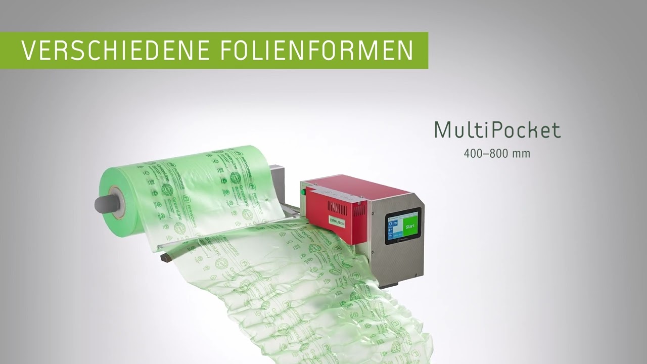 AIRWORKS - Luftpolster-Formate, Materialien und Formen