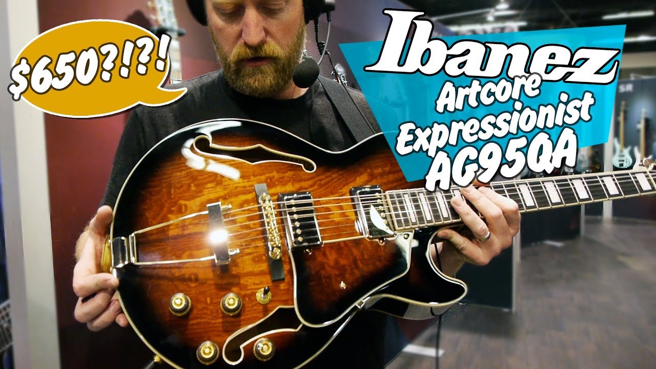 Ibanez Artcore Expressionist AG95QA — очень красиво за 650 долларов!