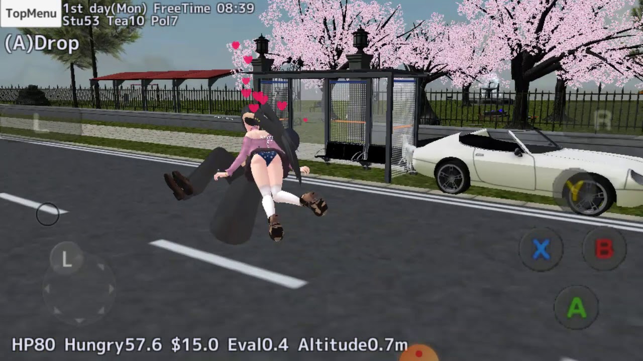 Falling in love with bad boy game:SchoolGirls Simulator