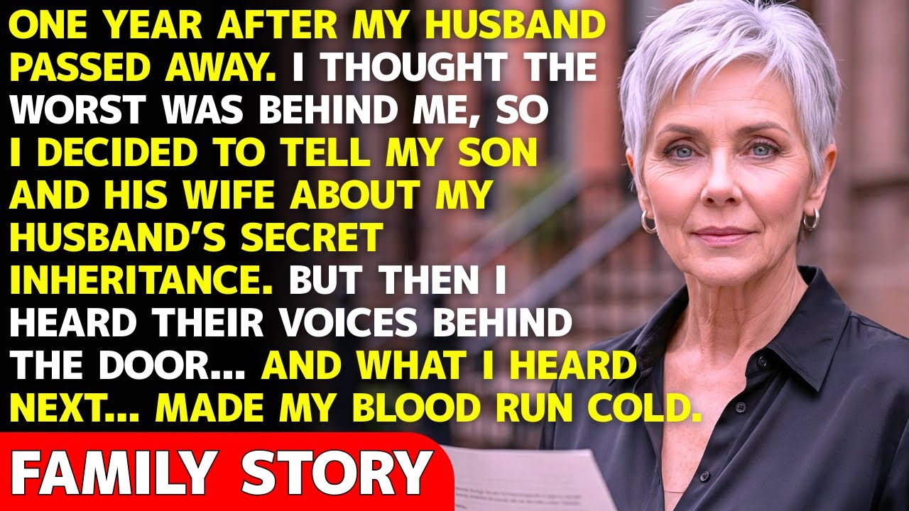 A Year After My Husband Passed Away, I Meant To Tell Them His Secret Inheritance—Then I Heard My Son