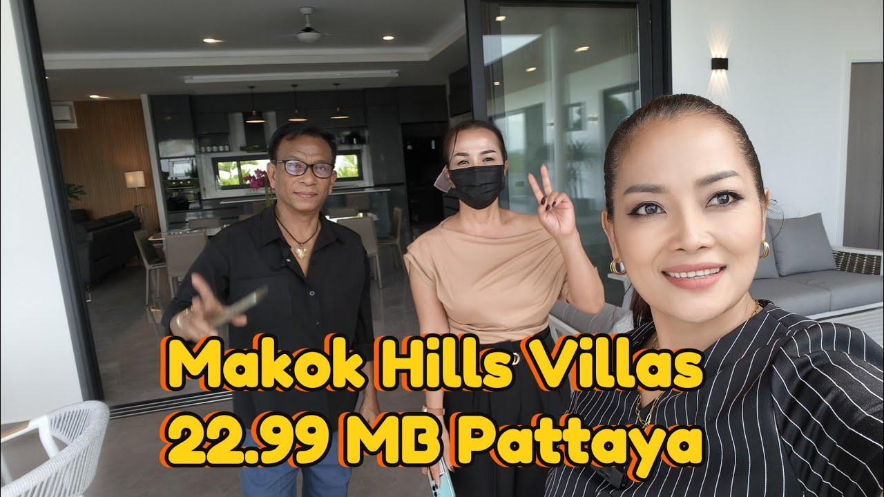 Makok Hills Villas บ้านLuxury สร้างใหม่ พัทยา ซอยชัยพฤกษ์2 ใกล้ทะเลจอมเทียน #Makokhillsvillas #พัทยา