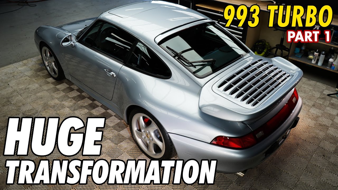 Porsche 993 Turbo gets THE WORKS! Best Dry Ice Cleaning this Year! Part 1