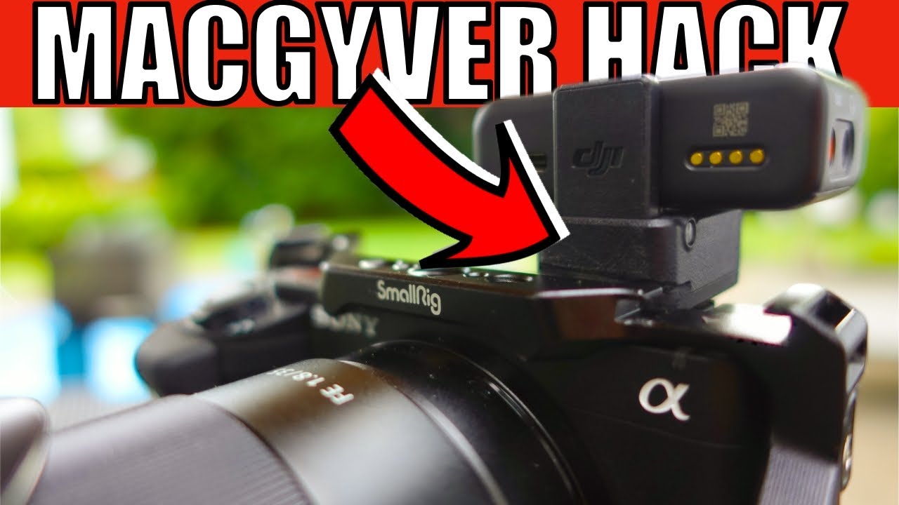 DIY MacGyver Hack: DJI Mic2 Adapter für Sony ZV-E1 SMALLRIG Cage 4K
