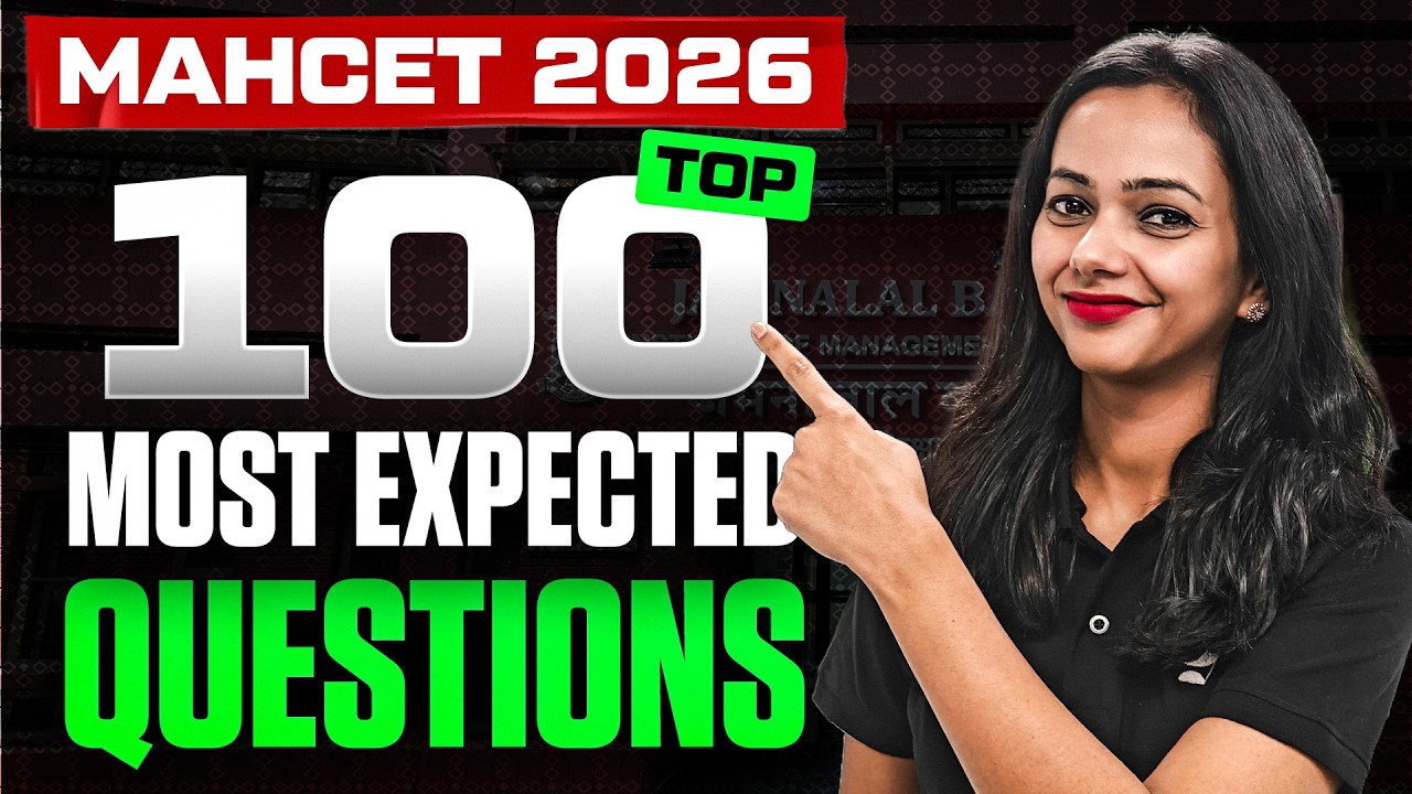 100 Most Expected Questions || MAHCET 2026 VARC | Juhi Priya