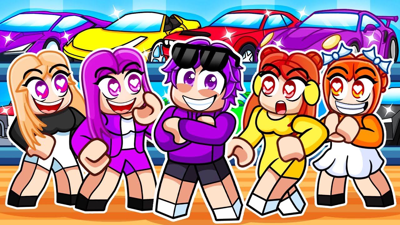 RIZZING GIRLS With My 30 SUPERCAR GARAGE In Roblox DRIVING EMPIRE!