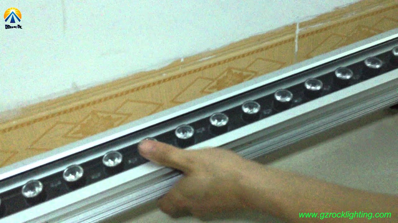 High brightness LED wall washer light 24*3W RGB 3in1 color with waterproof IP65