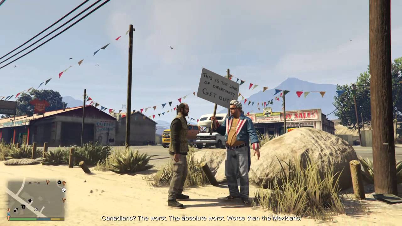 GTA V &mdash; Тревор ненавидит расистов