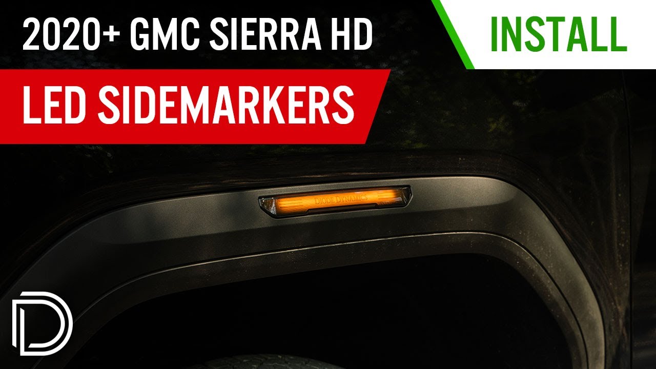 Как установить светодиодные габаритные фонари GMC Sierra HD 2020–2025 годов | Diode Dynamics