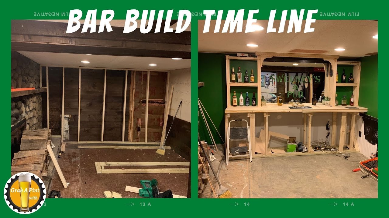 Irish Pub Basement Build 2019 Home Bar #barbuild #irishpub