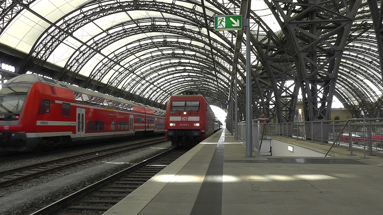 EC 178 Alois Negrelli / 101.013-1 / (Praha - Berlin) / Dresden Hauptbahnhof