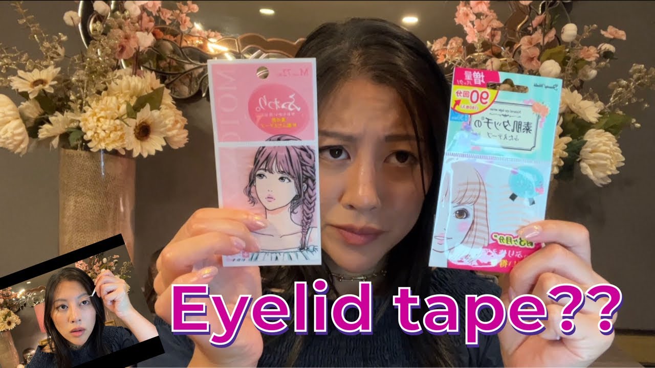 Hooded and mono-lid  Eyelid tape reviews & tutorial.