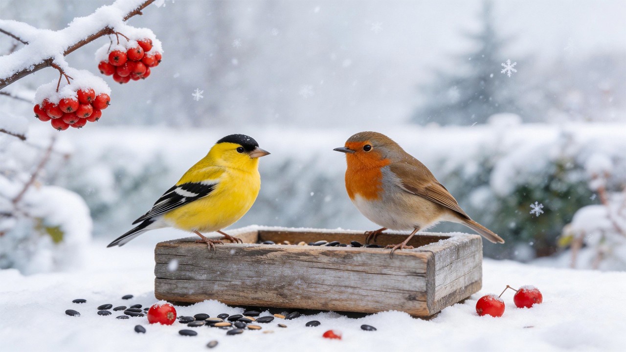 Relaxing Piano with Birds for Anxiety Relief - Inner Healing and Clear the Mind ❄️