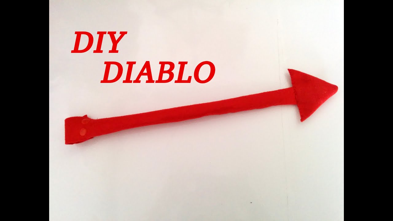 DIY, Cola de diablo o demonio para disfraz.