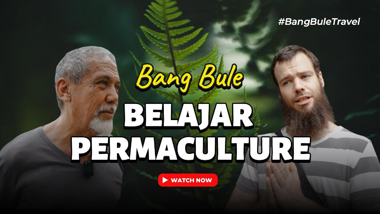 Bang Bule Belajar Permaculture Di Bumi Langit Sama Pak Iskandar Part 1.