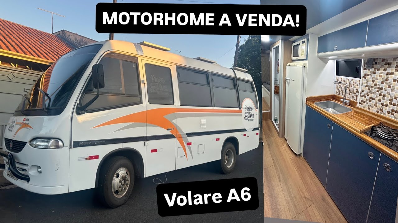 MOTORHOME VOLARE A6 A VENDA! - PROJETO VIVER MOTORHOMES