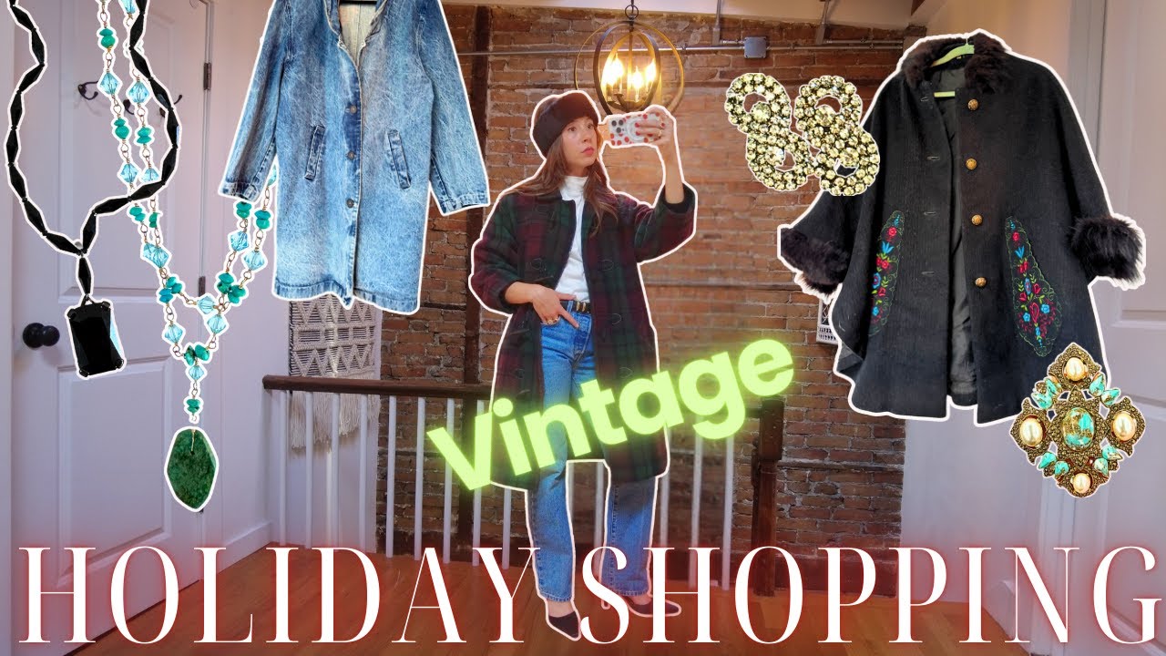 HOLIDAY SHOPPING | Vintage Holiday Market + (sneaky savers trip)