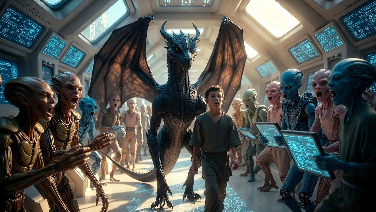 When a Human Walked In With a Dragon, the Alien School Fell Silent  HFY Reddit