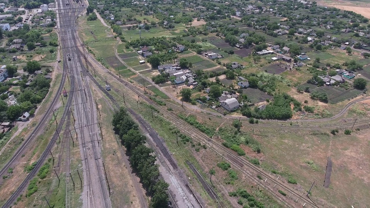 Станція Колосівка з повітря