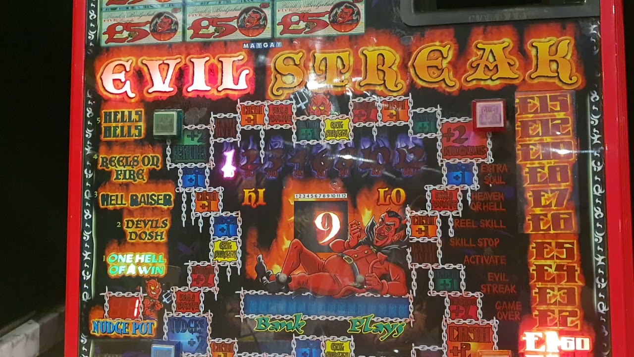 Maygay Evil Streak &pound;15 Invincible Board