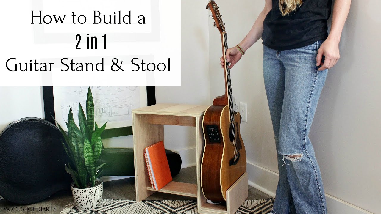 How to Build a Scrap Wood Guitar Stand Stool