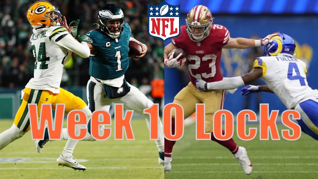 UNDEFEATED Bets! NFL Week 10 Betting Locks and Game Picks