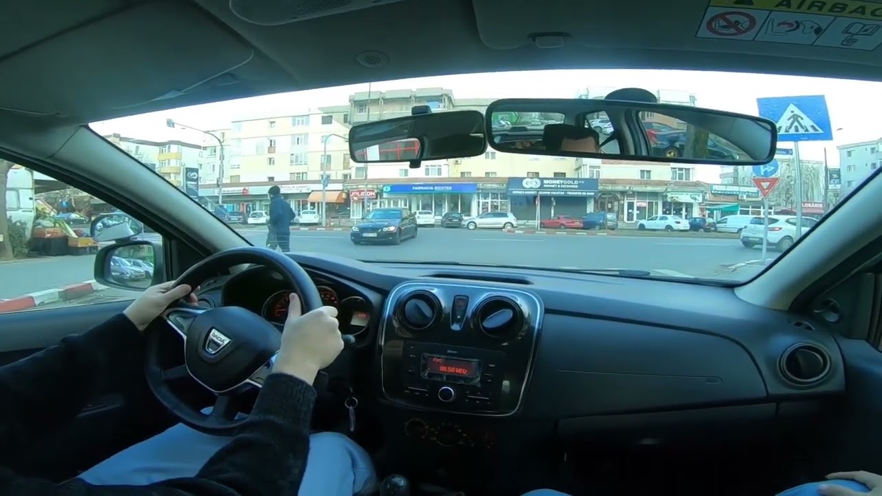 Traseul pe care l-a avut Andrei la examenul auto + la final m-a cinstit pe măsură!