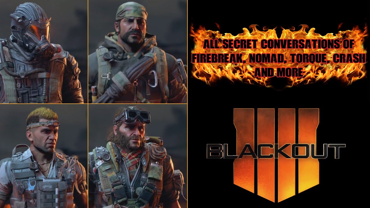 All Secret Conversations of Firebreak, Nomad, Torque, Crash And More in Blackout | SANTOSKILLER19