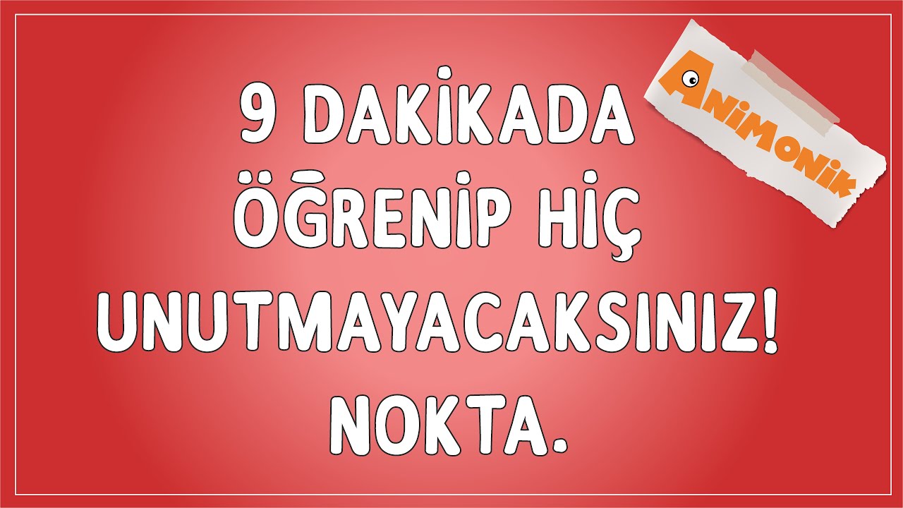 HAFIZA TEKNİKLERİYLE YKS TÜRKÇE İMLA KURALLARI