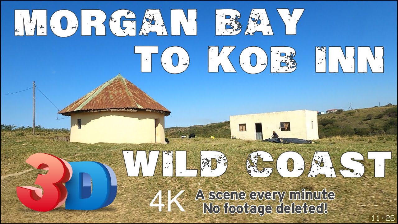 4K : Amazing drive : Morgan Bay to Kob Inn via Kei Mouth, Kentane & Cat's Pass. (former Transkei)