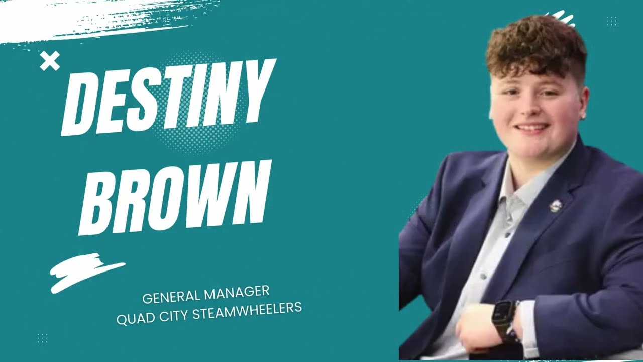 Bearly Legends: Destiny Brown Quad City Steamwheelers General Manager