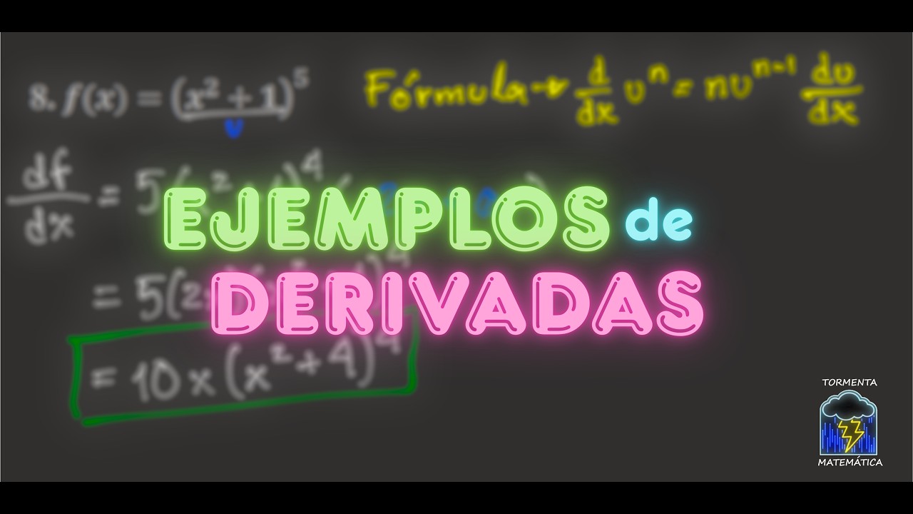 ¡Resolviendo EJEMPLOS de DERIVADAS! explicación sencilla