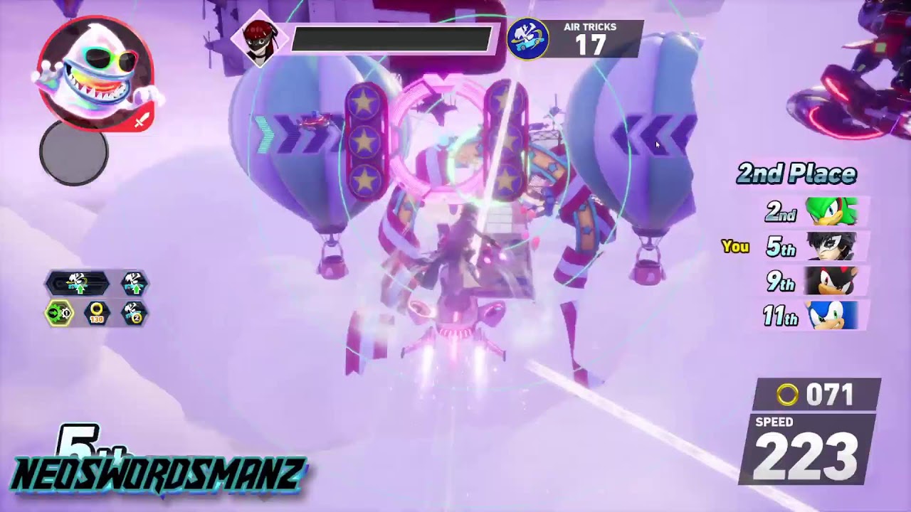 NeoSwordsmanZ test streaming Sonic Racing Crossworlds