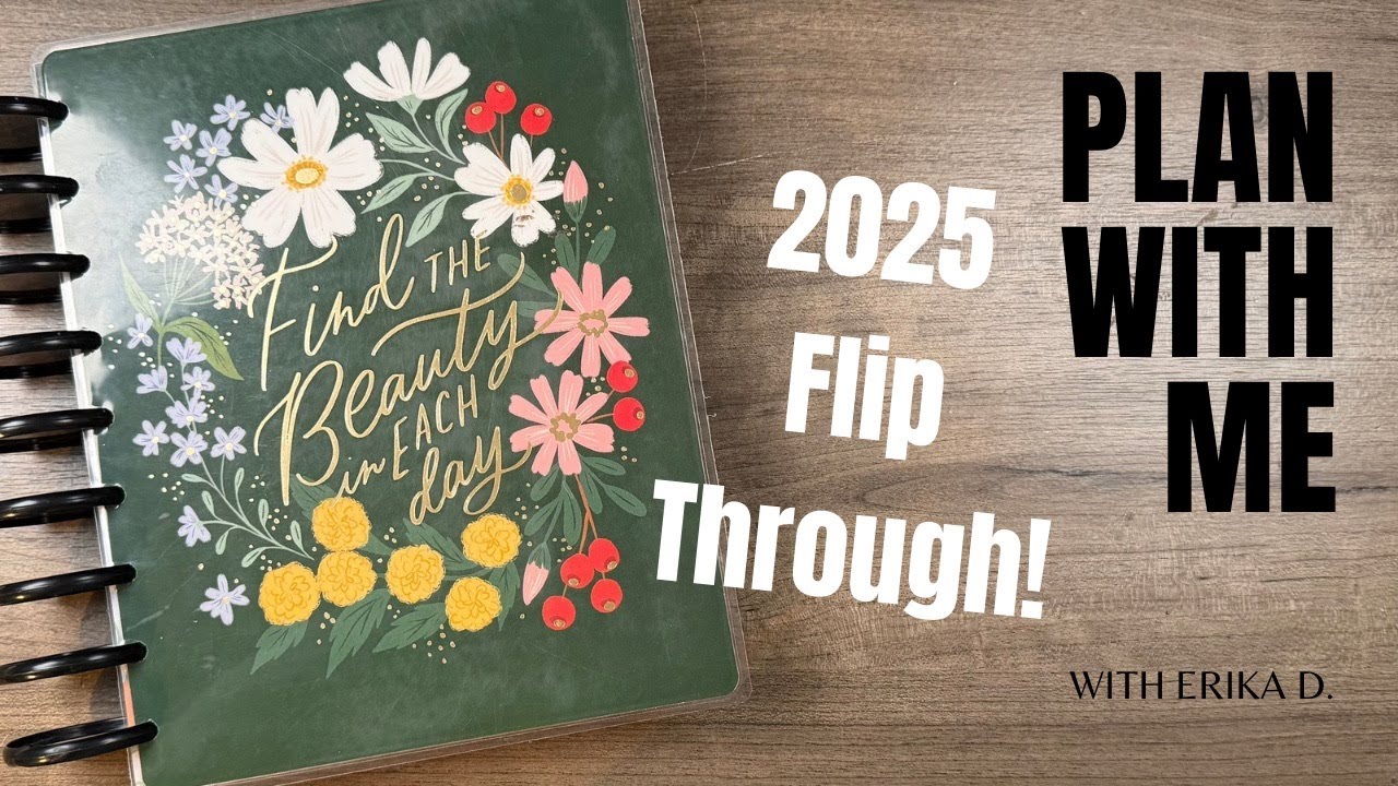 Пролистывание | 2025 | Классический ежедневник Happy Planner
