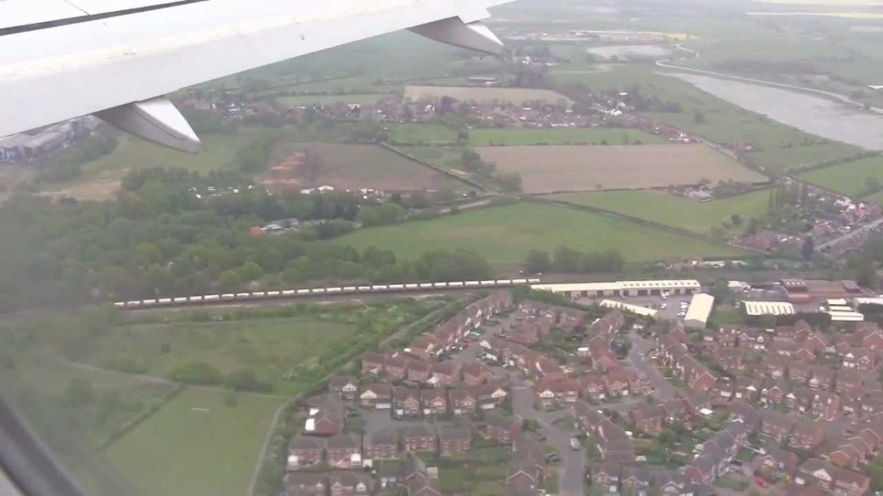 Landing at Robin Hood Doncaster Sheffield Airport - 18th May, 2012 (720 HD)