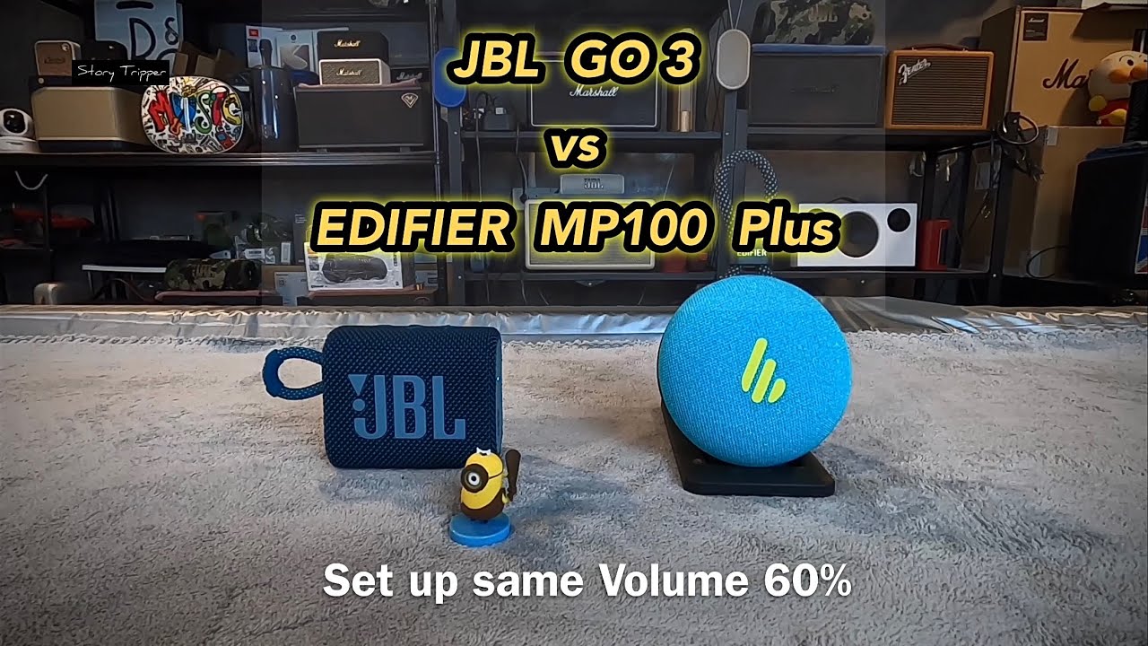 JBL GO 3 vs EDIFIER MP100 Plus