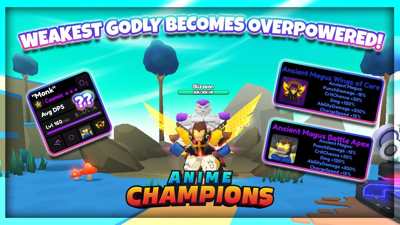 Turning the WEAKEST GODLY Into the ULTIMATE MAGE In Anime Champions Simulator!