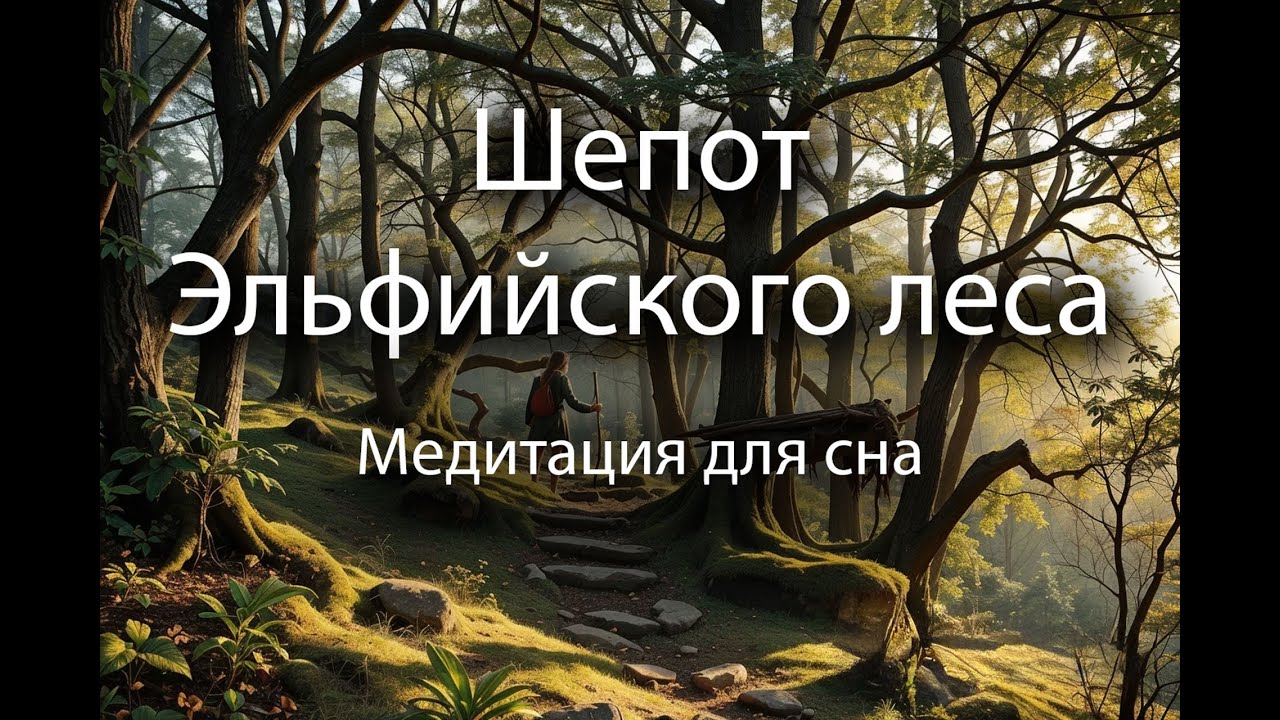 Шепот Эльфийского леса медитация для сна. #медитация #сон #лес