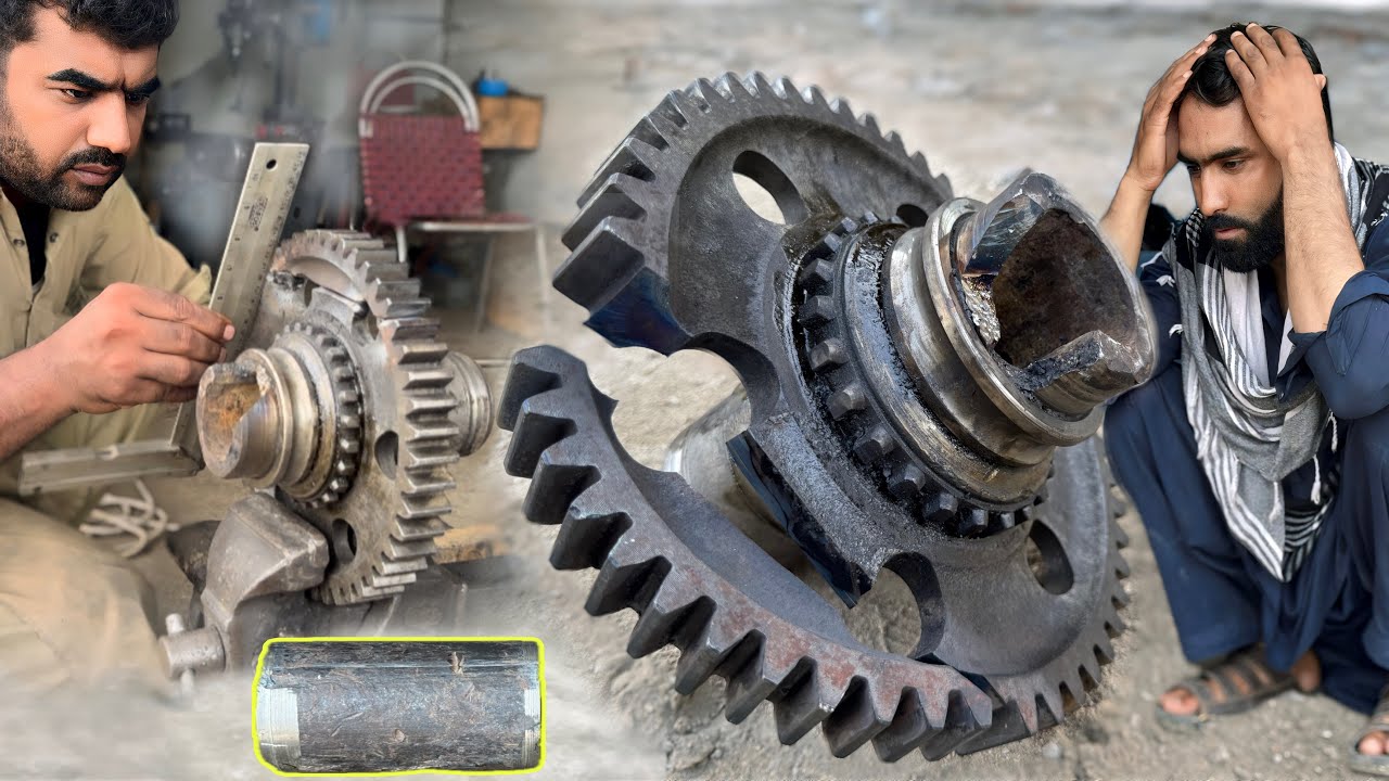 Truck’s Gearbox Broke in Two, Teeth Damaged Mechanic Restored It Like New // Must Watch Video ￼