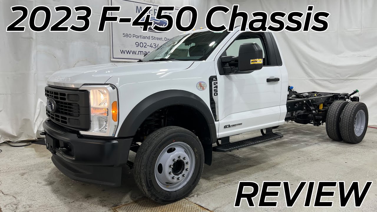 2023 Ford F-450 Chassis Cab XL Review! 6.7L PowerStroke Diesel