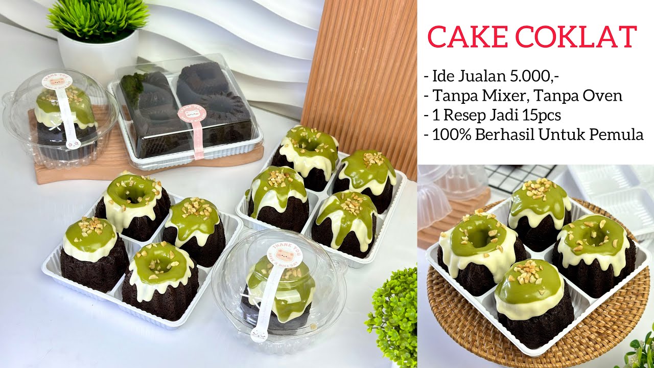 DIKIRA CAKE MAHAL KARENA ENAK BANGET‼️Ide Jualan Cake Coklat 5.000,- TANPA MIXER TANPA OVEN