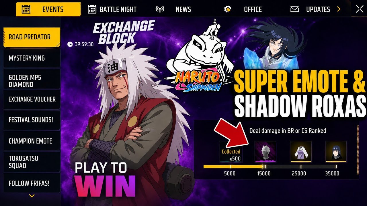 50+ Free REWARDS In NARUTO EVENT OB55