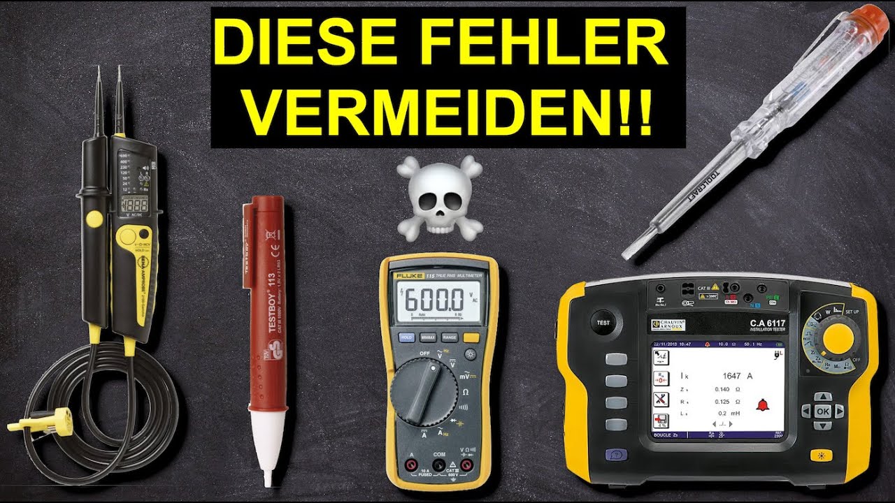 Spannung prüfen wie ein Profi! Die besten Tools - Und welche du meiden solltest!