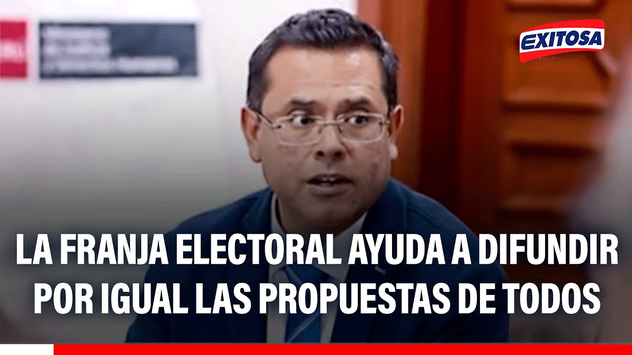 🔴🔵 La franja electoral ayuda a difundir por igual las propuestas de todos los partidos
